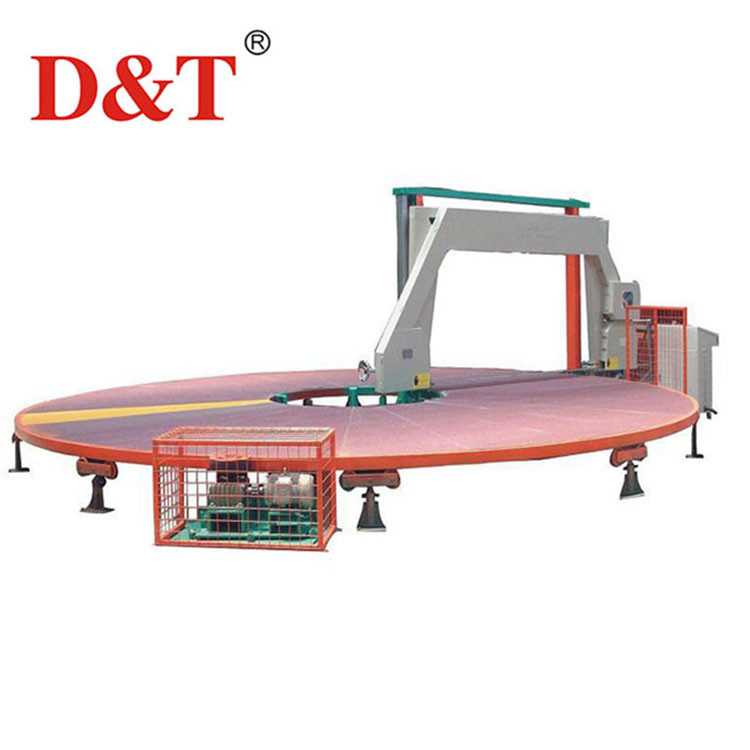 DTYQ-750 7.94kw Horizontal Circular Foam Cutting Machine Digital Control