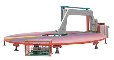 Flixible PU/Quadrate 거품을 위한 자동적인 잎 원형 수평한 절단기
