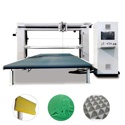 CE 인증을 받은 2D 및 3D 스펀지 형태 절단을 위한 고정밀 및 효율성을 갖춘 CNC 듀얼 진동 블레이드 폼 커터