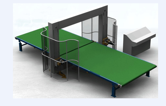 반발 연질발포체 4 kw 380V 50HZ를 위한 CNC 수직 비브리션 블레이드 절단기