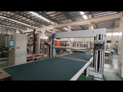 자동 듀얼 블레이드 수평 및 수직 PU 폼 스폰지 CNC 절단 기계