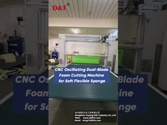 듀얼 블레이드 2D 모양 반사 폼을 위한 오시슬레이팅 블레이드 콘투르 커터